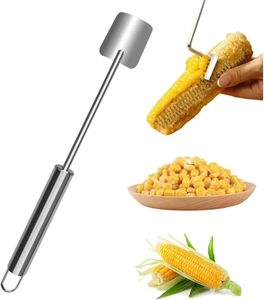 Éplucheur <span class=keywords><strong>de</strong></span> maïs à long manche en acier inoxydable, outil <span class=keywords><strong>de</strong></span> séparation rapide et facile pour éliminer les épis <span class=keywords><strong>de</strong></span> maïs - Product Image 1