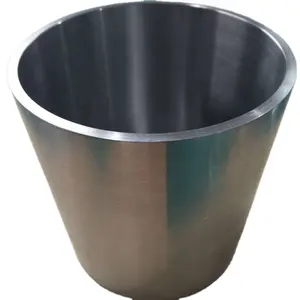 Sintered pure tungsten crucible for melting gold/platinum