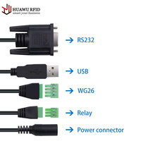 Lector RFID UHF HUAWU de Bajo Costo para Arduino, Raspberry Pi, JAVA, LINUX, Modbus, Demostración Gratuita, SDK