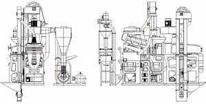 Ligne de production commerciale de moulin à riz 15TPD, usine complète de fraiseuse de riz au Ghana - Product Image 5