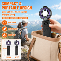 Ventilateur de refroidissement par brumisation CF-01 à 5 vitesses, alimenté par batterie, portable autour du cou, facile à transporter pour usage domestique et extérieur – Meilleure vente
