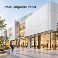 Panneau composite en acier revêtu de PVDF blanc 4 mm 4x8 pieds pour la rénovation de façade extérieure
