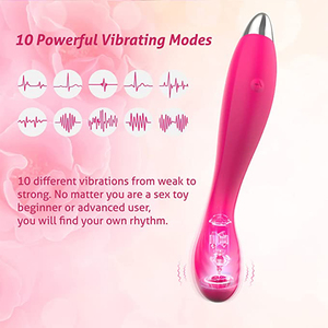 Silicone Personal Massager Finger Vibrator Rechargeable Clitoral Nipple Stimulator, Waterproof Adult Sex Toy for Women or Couple - Product Image 3