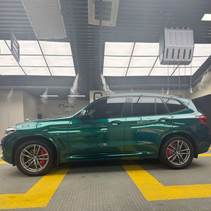 WRAPMASTER eliminación película de vinilo PET Liner loro verde brillo metálico envoltura hoja de coche - Product Image 1