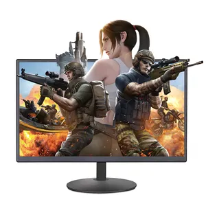 Ekonomik masaüstü LED monitör VGA ses portu ile 24 ''inç Pc ofis monitörü