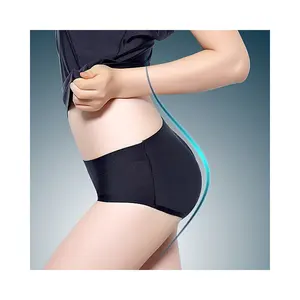 Cuecas femininas sem costura para almofadas de bunda e nádegas, calcinha de cintura baixa push up acolchoada, calcinha modeladora de quadril para aumentar a forma das nádegas