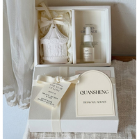 Diffuseur d'huiles essentielles en céramique parfumée pour la maison, en forme de fleur de porcelaine, avec logo personnalisé, pour armoire ou voiture