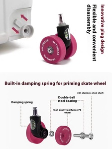 Wholesale 20/28Inch PC Trolley Bag Big Capacity Aluminum <strong>Suitcase</strong> Wide-trolley Luggage TSA <strong>Lock</strong> Carry on Bag Removable Wheels - Product Image 5