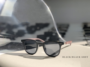 Lunettes de soleil rétro à grand cadre pour femmes et hommes, lunettes carrées à la mode en grain de bois pour la protection solaire Lunettes de soleil myopie - Product Image 3