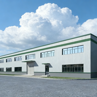 Entrepôt préfabriqué en structure métallique, atelier modulaire à grande portée, production industrielle lourde, résistant aux tremblements de terre et au feu