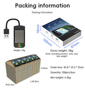 Adaptador Dongle Inalámbrico Inteligente con IA para Auto, Android 13, GPS, Multimedia, 2GB 16GB/4GB 32GB, Tipo-C, Carplay - Product Image 3