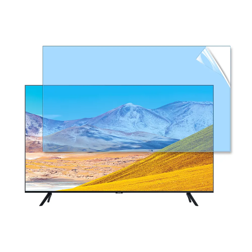 60 65 인치 안티 블루 라이트 led TV 화면 보호기 투명 아크릴 안티 눈부심 눈 보호 TV 화면 보호기 TV PC