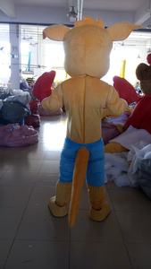 Kostum maskot singa olahraga kustom dengan otot kuat - Product Image 2