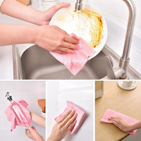 Chiffons de nettoyage en microfibre rouleaux détachables 25-75PK serviettes lavables pour maison cuisine salle de bain chiffon de nettoyage automatique