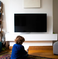 TV pintar layar datar 50 inci 4K HD, TV pintar dengan daya listrik untuk Hotel dan rumah tangga dengan harga rendah