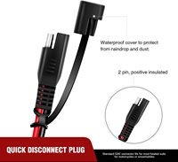 Kabel Ekstensi Konektor Harness 10AWG SAE 2 Pin Quick Disconnect ke Terminal O-Ring untuk Pengisi Daya Baterai