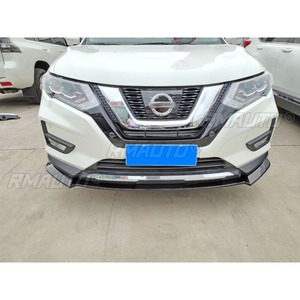 Pour Nissan X-TRAIL 2017-2019 : Kit Carrosserie Complet (Lame de Pare-chocs Avant, Diffuseur, Protection de Pare-chocs) Noir Brillant – Pièce de Modification - Product Image 5