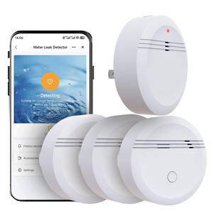 433MHz/Wi-Fi IP66 แบบพกพา ABS ไร้สายสมาร์ทเครื่องตรวจจับน้ำรั่ว เซ็นเซอร์ตรวจจับความเคลื่อนไหว PIR แอพรีโมทคอนโทรลสำหรับการรักษาความปลอดภัยภายในบ้าน - Product Image 1