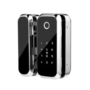 Taglio del vetro gratuito facile utilizzo intelligenza semiconduttore elettronico impronta digitale Smart Lock blocco codice porta vetro