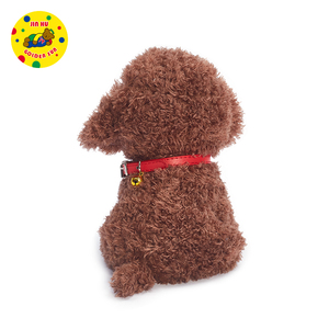Jouet <span class=keywords><strong>caniche</strong></span> en peluche personnalisé pour chien, mignon, personnage de chien réaliste avec rembourrage en coton PP - Product Image 4
