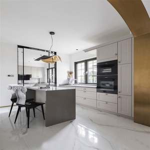 Meubles de cuisine prêts à assembler, designs modernes, échantillons, îlots de cuisine en placage de luxe sur mesure, fabriqués en Chine - Product Image 4