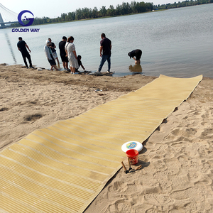 Tappeto da Spiaggia in Rete di Poliestere, Passerella Arrotolabile per <span class=keywords><strong>Sabbia</strong></span>, Antiscivolo e Resistente ai Raggi UV per Resort e Aree Pubbliche - Product Image 6