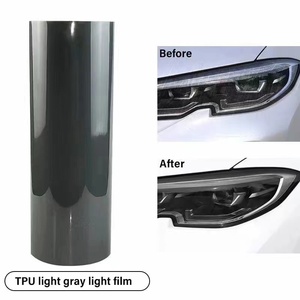 Película de tinte de faro de coche TPH TPU de alta calidad, luz negra ahumada, luz trasera negra, <span class=keywords><strong>3</strong></span> años de garantía, película de faro - Product Image 4