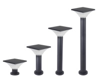 Panneaux solaires monocristallins en aluminium, longue durée de vie, lampadaires solaires LED avec batterie IP67 pour usage en jardin