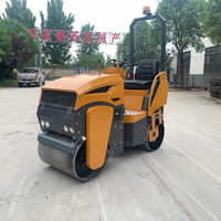 Mini-compacteur routier chinois de 1 à 5 tonnes à double tambour, petite taille, avec moteur, pompe, roulement et engrenage pour diverses industries