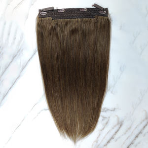 <span class=keywords><strong>Extension</strong></span> per <span class=keywords><strong>Capelli</strong></span> Halo Regolabili in <span class=keywords><strong>Veri</strong></span> <span class=keywords><strong>Capelli</strong></span> Umani con <span class=keywords><strong>Filo</strong></span> Invisibile Trasparente per Donne - Product Image 4