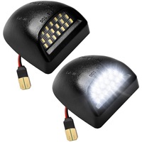 Maidsas - Éclairage de plaque d'immatriculation LED 12V, 300LM, compatible avec GMC Chevy Silverado, garantie 1 an, feu arrière automobile