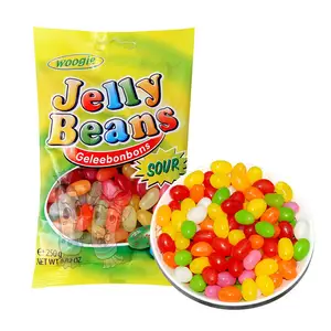 Günstige bunte Perle Bohnen Candy Bag Mix Schokolade Regenbogen Soft Gummy Chewy In Herstellung Halal Mixed Jelly Beans