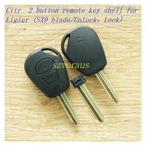 Carcasas de Llaves de Coche al por Mayor, Carcasa de Llave Remota de 2 Botones <span class=keywords><strong>Ligier</strong></span> (Llave SX9) para Citroën - Product Image 2