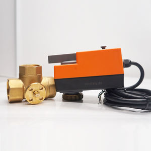 วาล์วทองเหลืองควบคุมการไหลของน้ำแบบมอเตอร์ไฟฟ้า Winvall 24VAC/DC แบบปรับสัดส่วน 0-10V 4-20mA วาล์วบอล <span class=keywords><strong>3</strong></span> ทาง - Product Image 5