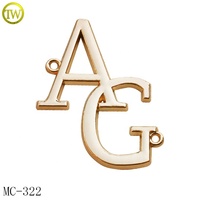 Plaque métallique en alliage de zinc émaillée, faite à la main, avec logo gravé, pour étiquettes nominatives de veste, chaussures et Abaya