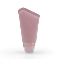Tube en plastique PE à fermeture unique de 100g pour nettoyant visage et crème BB avec bouchon à vis double couche – Emballage cosmétique personnalisé