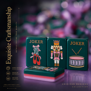 Juego de Mahjong Americano de Lujo LANY Nutcracker, Material Acrílico, Impresión UV Ecológica, Incluye 3 Artículos para 2/4 Jugadores - Product Image 2