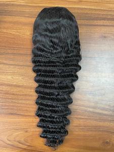 <b>Deep</b> <b>Wave</b> Lace Front <b>Wig</b> Human Hair 13x6 HD Transparent Lace 200 Density Pre Plucked Water <b>Wave</b> Glueless <b>Deep</b> <b>wave</b> WIig 13x6 - Product Image 3