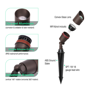 Die-Cast Aluminum Outdoor <strong>Low</strong> Voltage Led Landscape <strong>Lighting</strong> Garden Villa <strong>Palm</strong> <strong>Trees</strong> up <strong>Lighting</strong> Spot <strong>Lights</strong> - Product Image 4