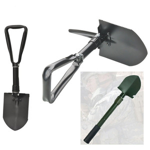 Cuchilla Plegable de Acero al Carbono de Grado Industrial, Ultraligera y de Alta Calidad, con Empuñadura en D de 12 Pulgadas, 1.2 kg, para Aventuras al Aire Libre, Nieve y Automóvil - Product Image 2