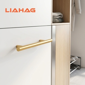 LIAHANG Furniture Gagang Pintu Kabinet Model T dari Baja Tahan Karat 201, Kenop Tarikan untuk Lemari Dapur dan Laci - Product Image 6