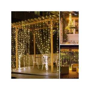 Guirnaldas de luces LED, 300 luces LED blancas cálidas con control remoto para decoraciones navideñas en interiores y exteriores - Product Image 3