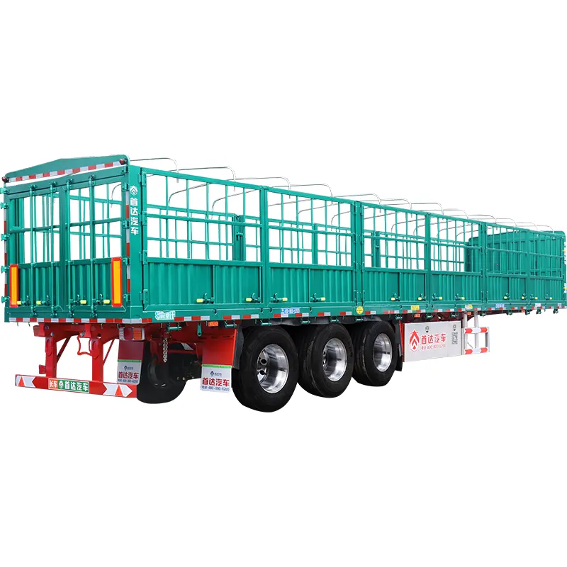 customized semi-trailer finished steel frame semi-trailer brake system spring pipe semi-trailer
