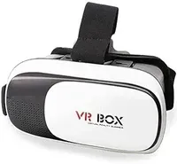 Lunettes VR BOX 2ème Génération, Lunettes VR à Porter sur la Tête, Cinéma 3D Mobile, Lunettes de Réalité Virtuelle
