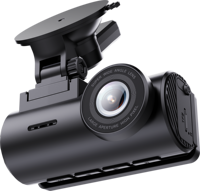 Caméra de tableau de bord 4K à double objectif (avant et arrière) avec vision nocturne, enregistrement en boucle, écran IPS, grand angle et ventouse adhésive 3M