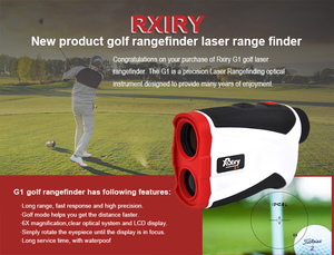 Telémetro Láser Rxiry G1 para <span class=keywords><strong>Golf</strong></span>, Alcance de 1200m, Aumento de 6X, con Inclinación, Vibración de Bloqueo de Bandera, Venta al por Mayor - Product Image 3