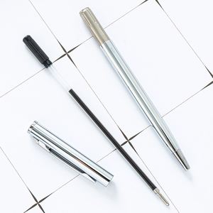 Bolígrafo de Lujo de Metal Dorado Rosa de Alta Calidad, con Punta de Bola, Diseño Elegante y Giratorio, para Hotel, con Logotipo Personalizado - Product Image 4