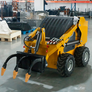 Efficient Mini Compact <b>Wheel</b> Front Skid Steer <b>Small</b> Track Engine Construction Farm Garden Wholesale - Product Image 4