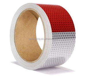 DOT--C2 cảnh báo an toàn phản chiếu cao dán màu đỏ và trắng xe tải dễ thấy đánh dấu băng phản chiếu cảnh báo an toàn nhà máy băng - Product Image 1