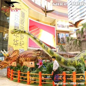 Centro comercial Atracción Imitar dinosaurio Dinosaurio de tamaño real con movimientos